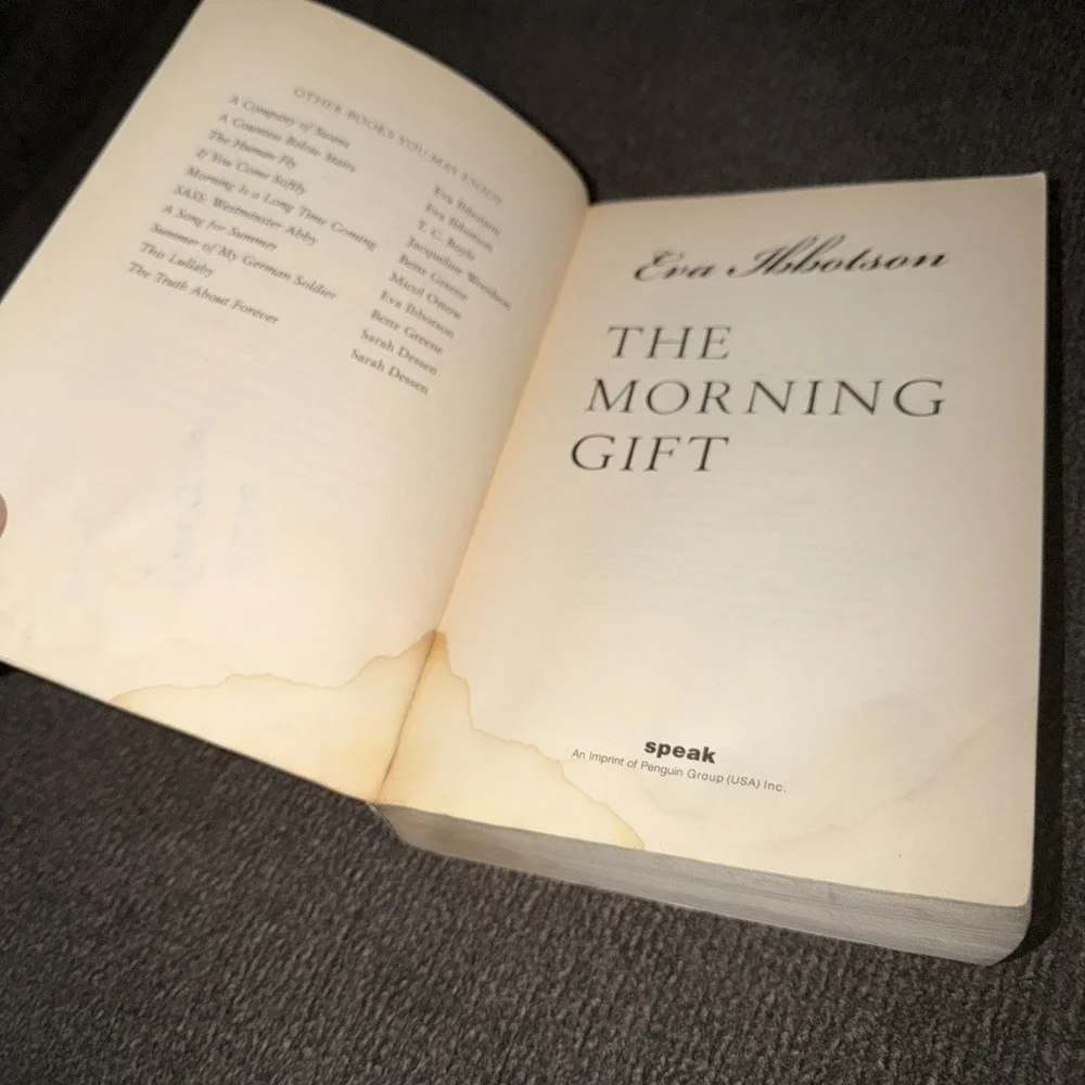 The Morning Gift Paperback Eva Ibbotson Box D